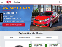 Tablet Screenshot of kiacerritos.com